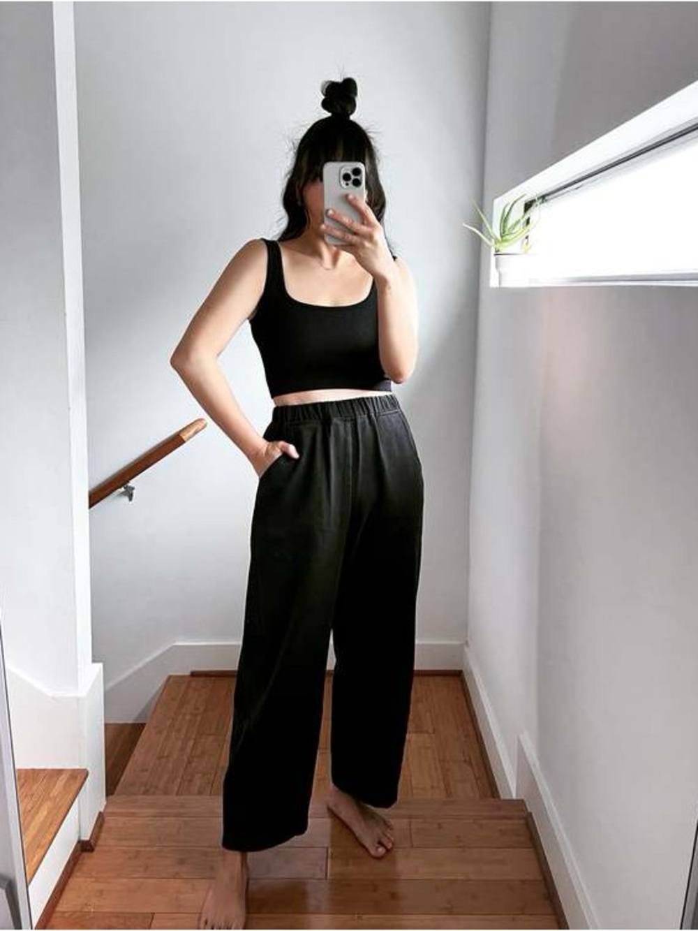 Le Bon Shoppe | Arc Pants in Black Canvas Medium